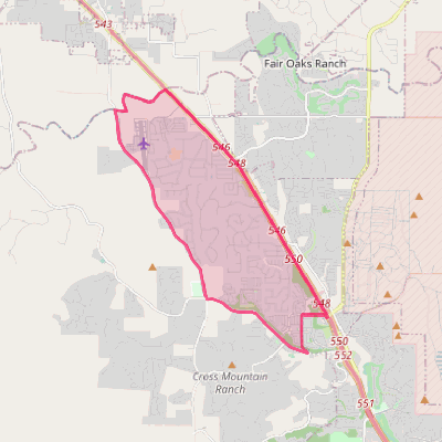 Map of Scenic Oaks