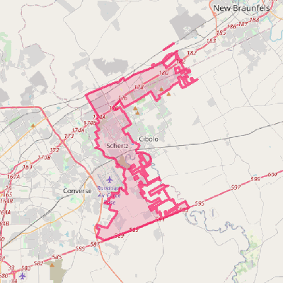 Map of Schertz