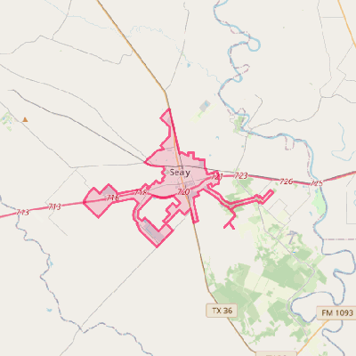 Map of Sealy