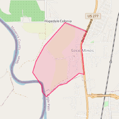 Map of Seco Mines