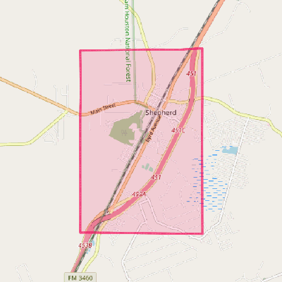 Map of Shepherd