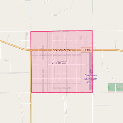 Map of Silverton