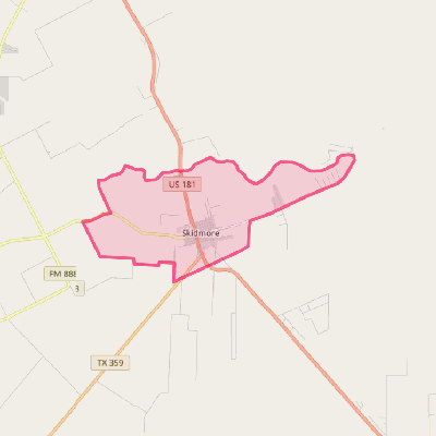 Map of Skidmore