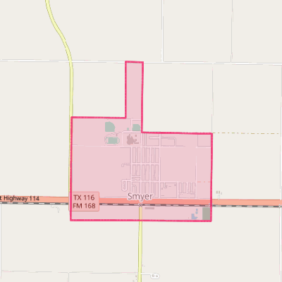 Map of Smyer