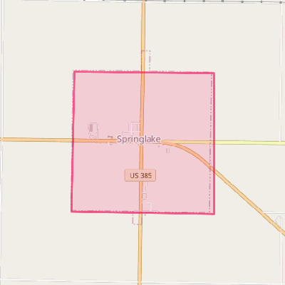 Map of Springlake