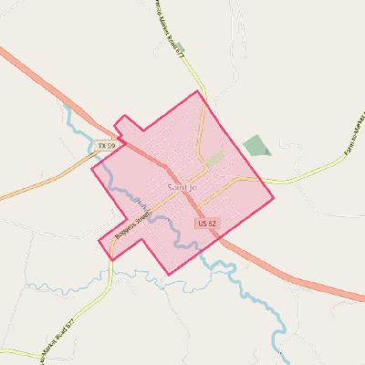 Map of St. Jo