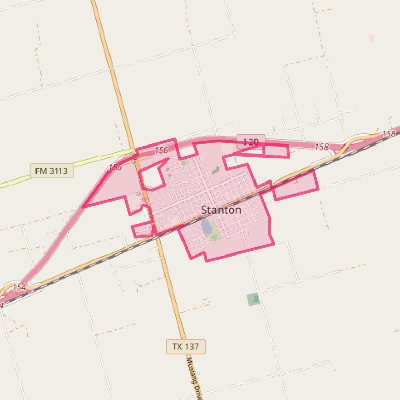 Map of Stanton