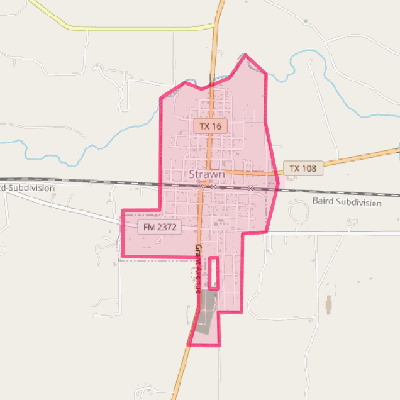 Map of Strawn