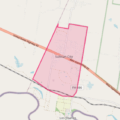 Map of Sullivan City