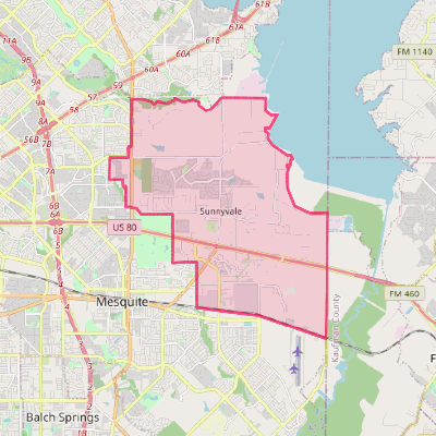 Map of Sunnyvale