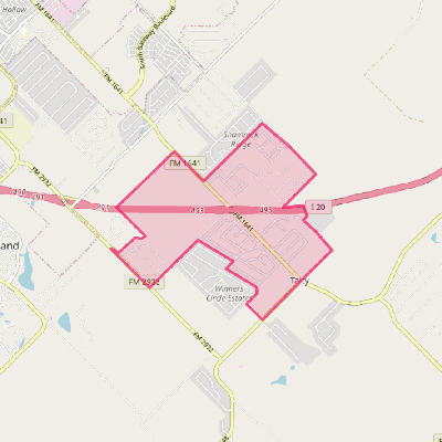 Map of Talty