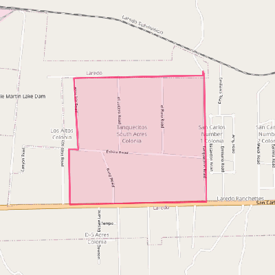 Map of Tanquecitos South Acres