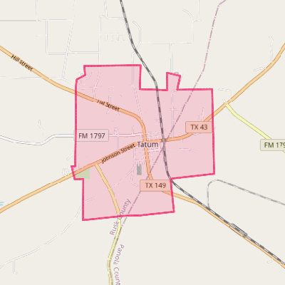 Map of Tatum