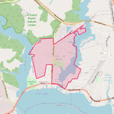 Map of Taylor Lake Village