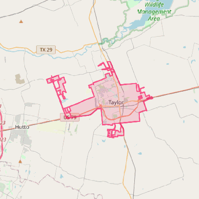 Map of Taylor