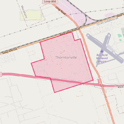 Map of Thorntonville