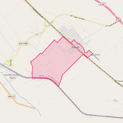 Map of Tornillo