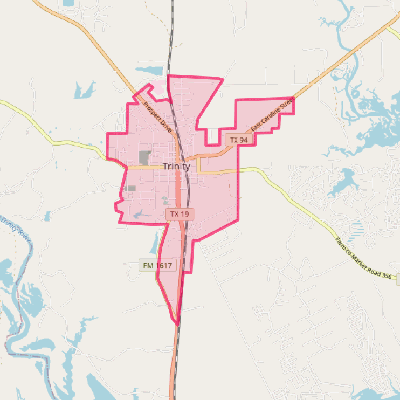 Map of Trinity