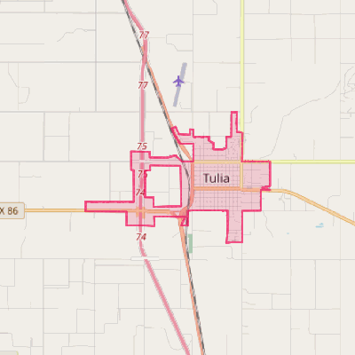 Map of Tulia