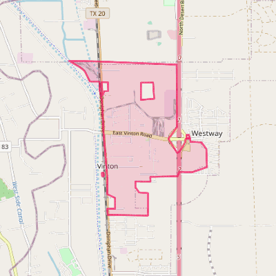 Map of Vinton