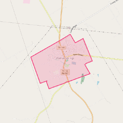 Map of Walnut Springs