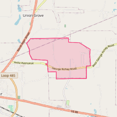 Map of Warren City