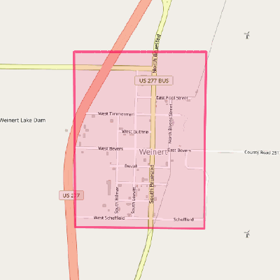 Map of Weinert