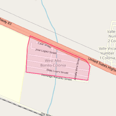 Map of West Alto Bonito