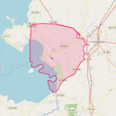 Map of West Livingston