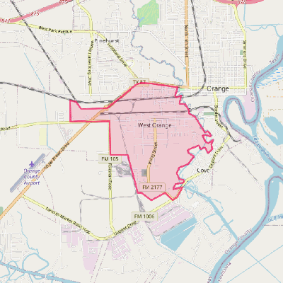 Map of West Orange