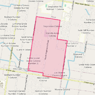 Map of West Sharyland