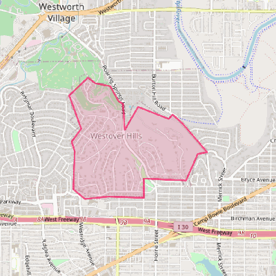 Map of Westover Hills