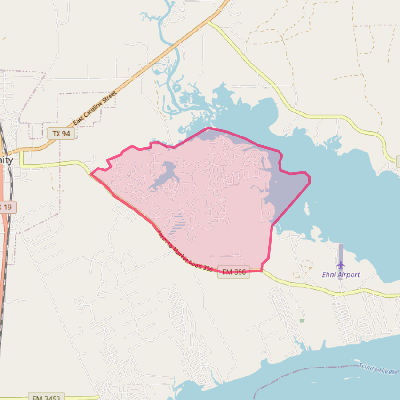 Map of Westwood Shores