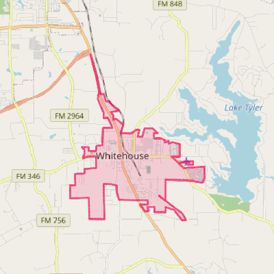 Map of Whitehouse