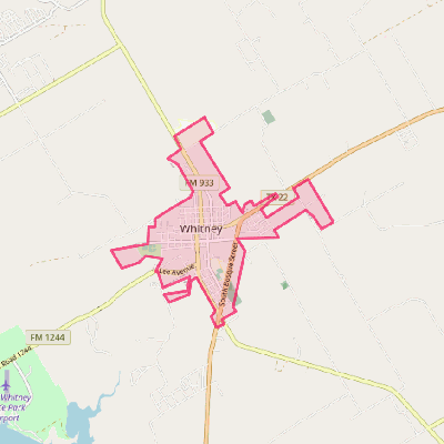 Map of Whitney