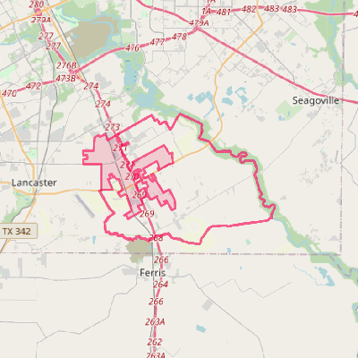 Map of Wilmer