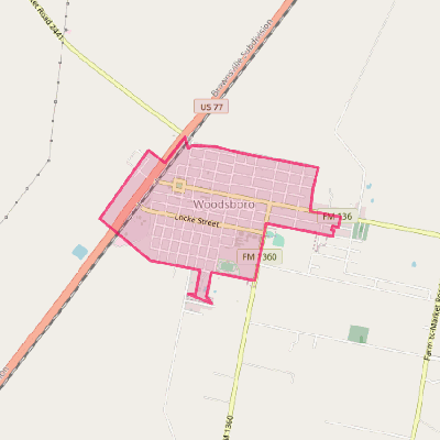 Map of Woodsboro