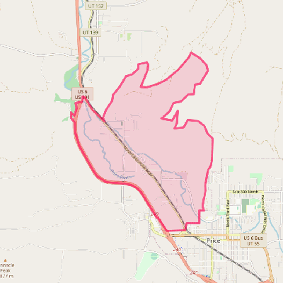 Map of Carbonville