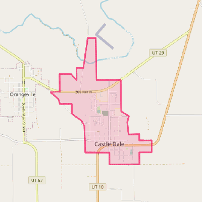 Map of Castle Dale