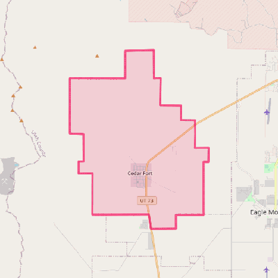 Map of Cedar Fort