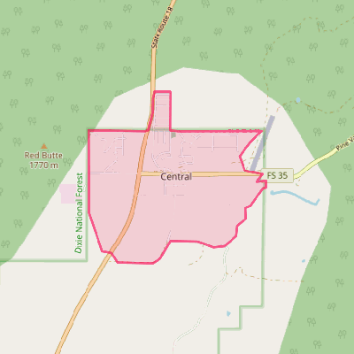 Map of Central