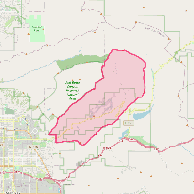 Map of Emigration Canyon