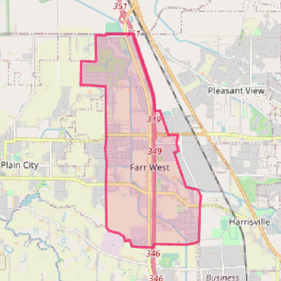 Map of Farr West