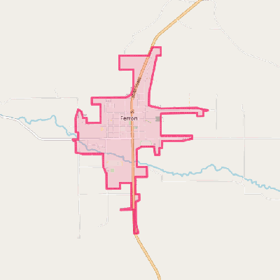 Map of Ferron