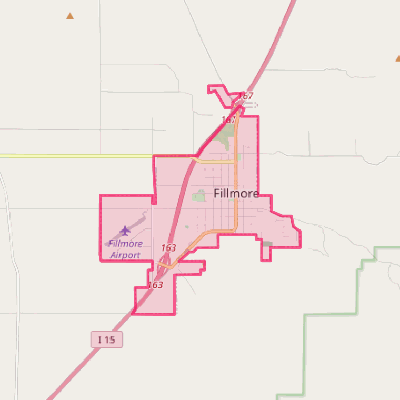 Map of Fillmore