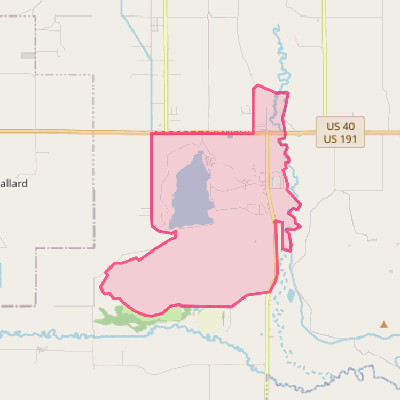 Map of Fort Duchesne