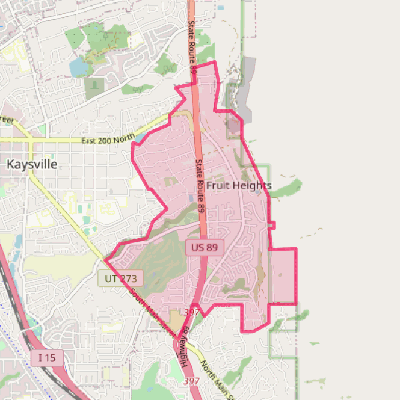 Map of Fruit Heights