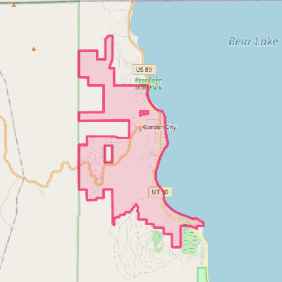 Map of Garden City