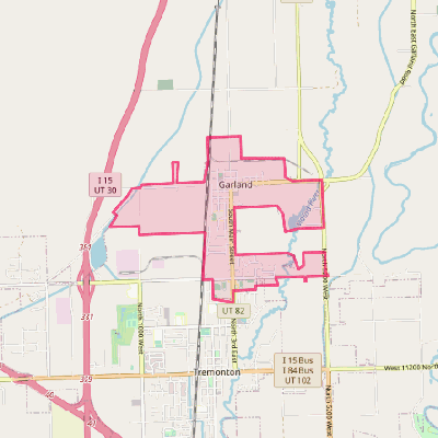 Map of Garland