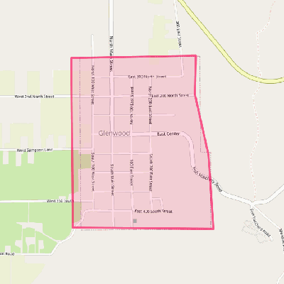 Map of Glenwood